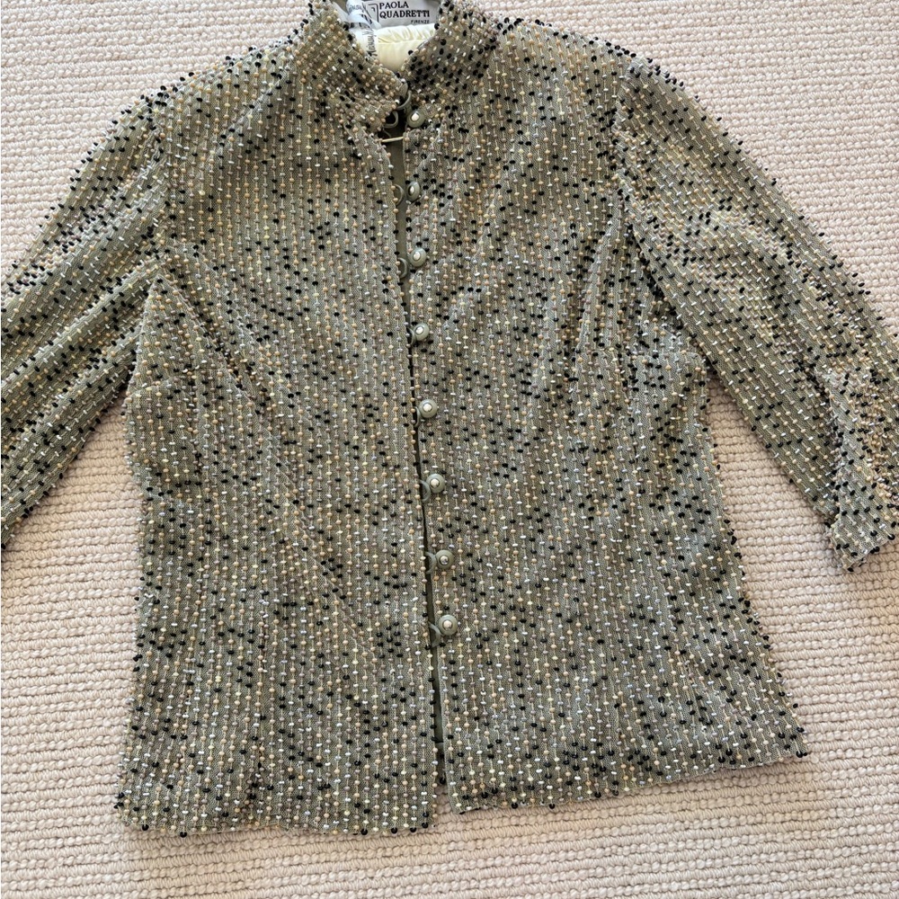 Paola Quadrerri Beaded Jacket